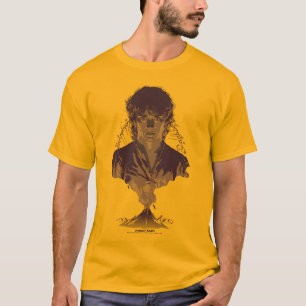 FRODO™ MOUNT DOOM™ Tengwar-Inschrift Grafik T-Shirt
