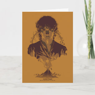 FRODO™ MOUNT DOOM™ Tengwar Inschriftenschrift Grap Karte