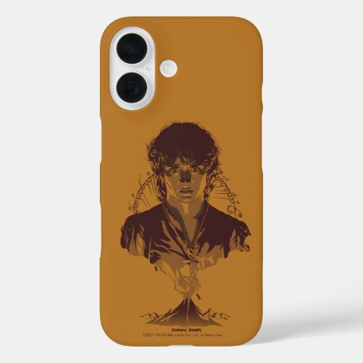 FRODO™ MOUNT DOOM™ Tengwar Inscription Graphic Case-Mate iPhone Hülle (Rückseite)
