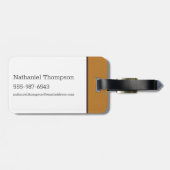 FRODO™ MOUNT DOOM™ Tengwar Inscription Graphic Gepäckanhänger (Rückseite horizontal)