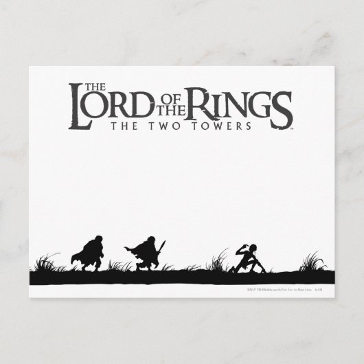 FRODO™, Sam, and GOLLUM™ Postkarte (Vorderseite)