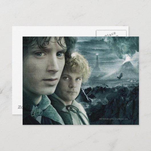 FRODO™ und Samwise Nah Postkarte (Vorne/Hinten)