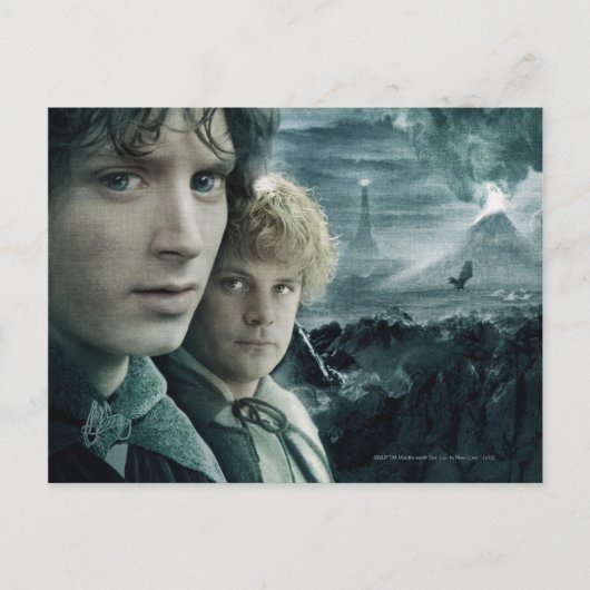 FRODO™ und Samwise Nah Postkarte (Vorderseite)