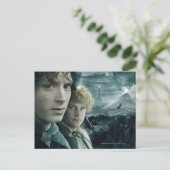 FRODO™ und Samwise Nah Postkarte (Stehend Vorderseite)