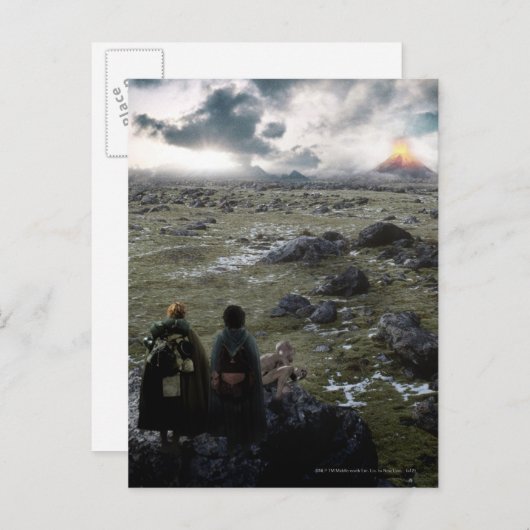 FRODO™ und Samwise Stehend Postkarte (Vorne/Hinten)
