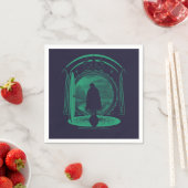 FRODO™ Verlässt die GEGEND™ Silhouette Serviette (Beispiel)