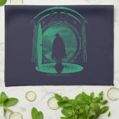 FRODO™ Verlässt die GEMEINDE™ Silhouette Geschirrtuch (Gefaltet)