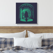 FRODO™ Verlässt die GEMEINDE™ Silhouette Leinwanddruck (Insitu (Schlafzimmer))