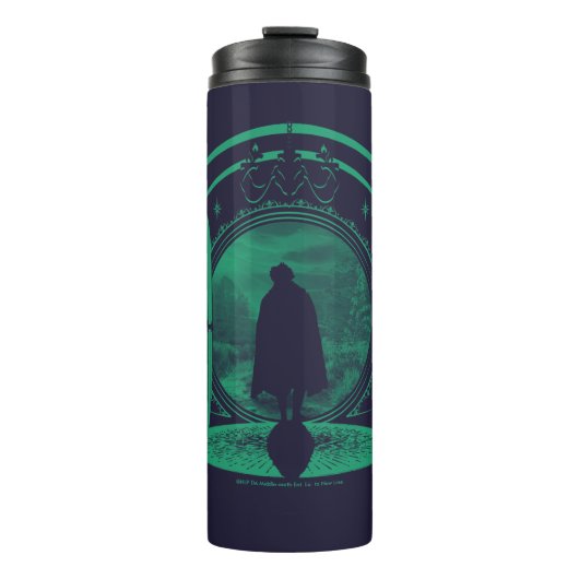 FRODO™ Verlässt die GEMEINDE™ Silhouette Thermosbecher (Vorderseite)