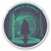 FRODO™ Verlässt die Grafschaft™ Silhouette Aufkleber (Vorderseite)