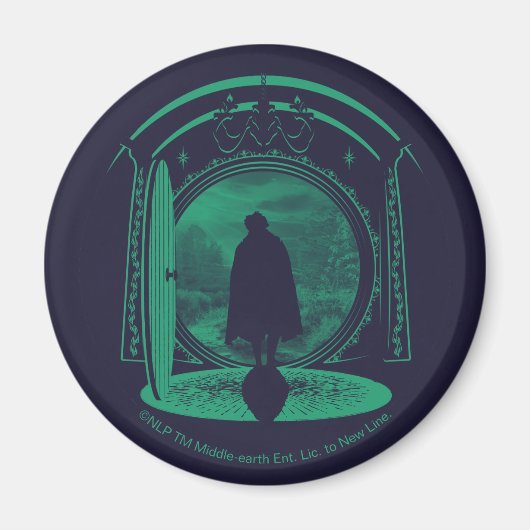 FRODO™ Verlässt die GRAFschaft™ Silhouette Magnet (Vorne)