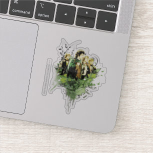 FRODO™ with Hobbits Collage Aufkleber