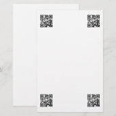 Froehliche Weihnachten - Deutsch Briefpapier (Vorne/Hinten)