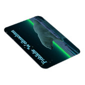 Froehliche Weihnachten - EisEdge Polar Bear Magnet (Rechte Seite)