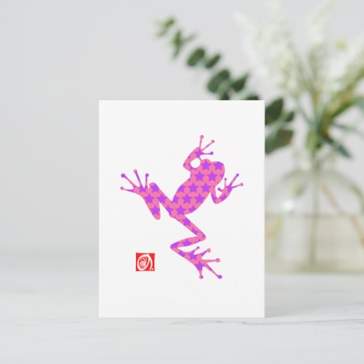 Frog14-3 Postkarte (Stehend Vorderseite)