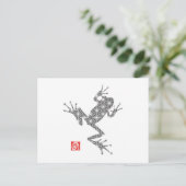 Frog16-3 Postkarte (Stehend Vorderseite)