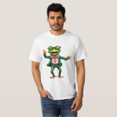 Frog 18 Lehrer, Erzieher, KI generiert T - Shirt (Vorne ganz)