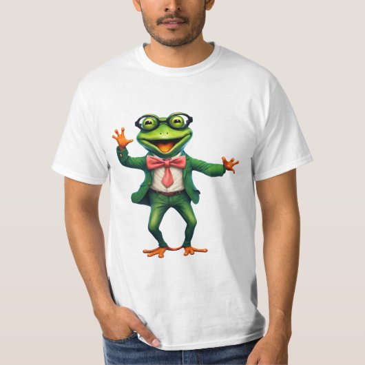 Frog 18 Lehrer, Erzieher, KI generiert T - Shirt (Vorderseite)