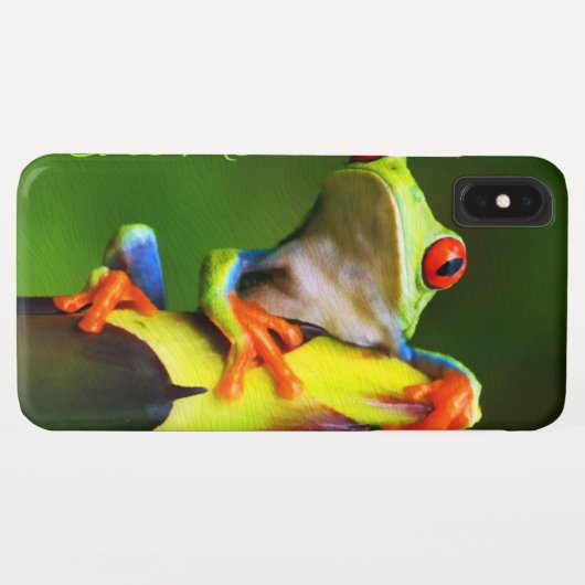 Frog 2 iPhone Case (Rückseite (Horizontal))