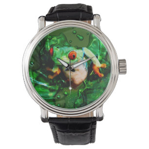 Frog 4 Watch & Numerale Optionen Armbanduhr