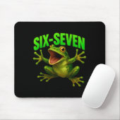 Frog 67 Meme Six Seven Funny Gen Alpha  Mousepad (Mit Mouse)