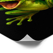 Frog 67 Meme Six Seven Funny Gen Alpha Poster (Ecke)