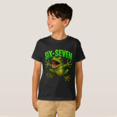 Frog 67 Meme Six Seven Funny Gen Alpha T-Shirt (Vorne ganz)