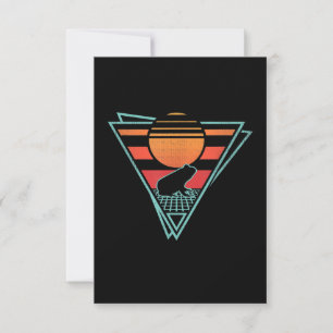 Frog 80er EDM Synthwave-Geschenk Einladung