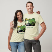 Frog Admiring Water Lily Nature Light Personalized T-Shirt (Unisex)