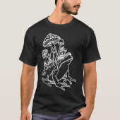 Frog Aesthetic Fly Agaric Toadstool Foraging Mushr T-Shirt (Vorderseite)
