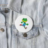Frog als Runner beim Laufen Button (Beispiel)