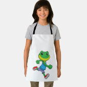 Frog als Runner beim Laufen Schürze (Insitu)