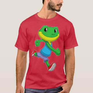 Frog als Runner beim Laufen T-Shirt