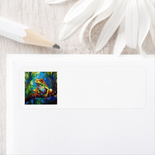 Frog Art Address Labels (Insitu)