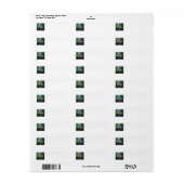 Frog Art Address Labels (Vorne)