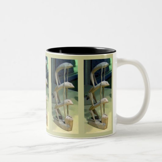 Frog Art CB Zweifarbige Tasse (Rechts)