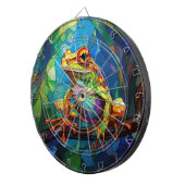 Frog Art Dartboard Dartscheibe (Vorderseite rechts)