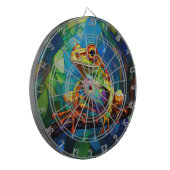 Frog Art Dartboard Dartscheibe (Vorderseite Links)
