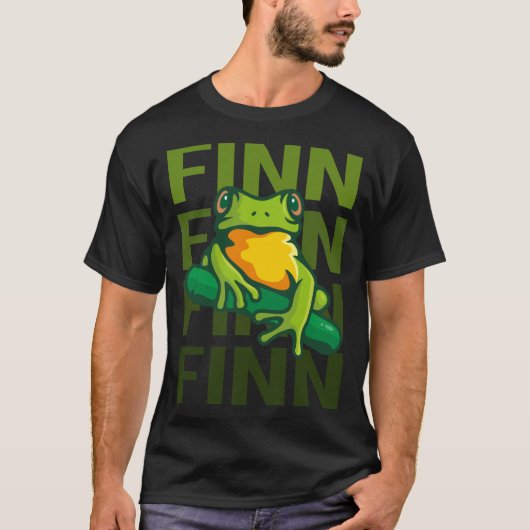 Frog Art - Name T-Shirt (Vorderseite)