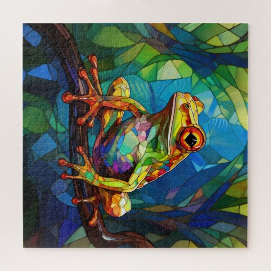 Frog Art Puzzle (Horizontal)
