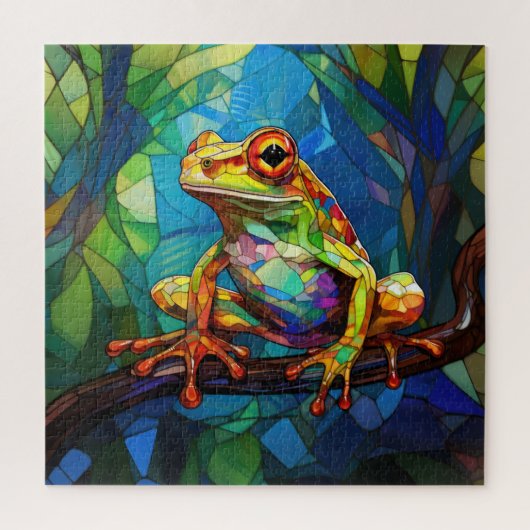 Frog Art Puzzle (Vertikal)