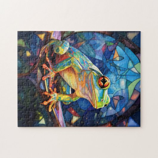 Frog Art Puzzle (Horizontal)