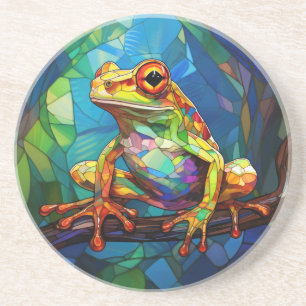 Frog Art Sandstone Untersetzer