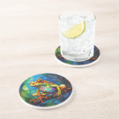 Frog Art Sandstone Untersetzer (Seite)