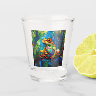 Frog Art Shot Glass Schnapsglas
