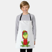 Frog as Firefighter with Helmet Schürze (Getragen)