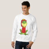 Frog as Firefighter with Helmet Sweatshirt (Vorne ganz)