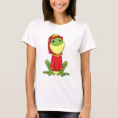 Frog as Firefighter with Helmet T-Shirt (Vorderseite)