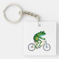 Frog auf dem Fahrrad