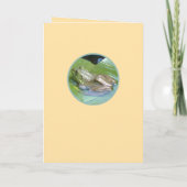 FROG AUF LEICHT PAD-"HOP ON OVER" (FOTOG) EINLADUNG (Rückseite)